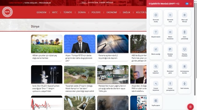 Near East Technology Desteğiyle BRTK'dan Dijitalde Bir İlk: Erişilebilirlik Menüsü